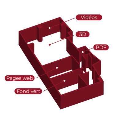 Pictogramme PNG de tags interactifs permettant d'enrichir les visites virtuelles avec des informations cliquables