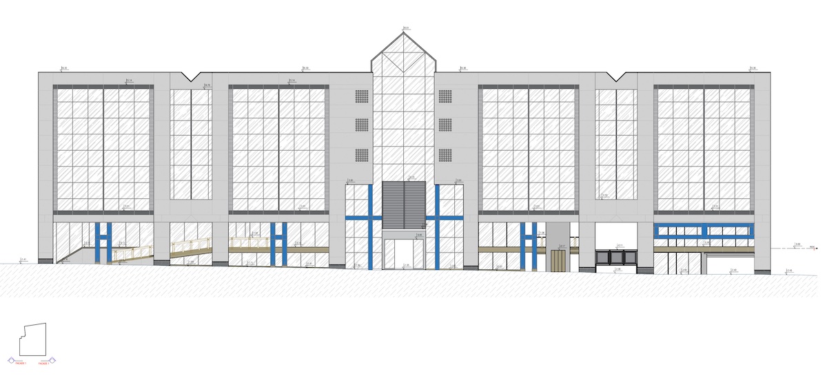 Plan façade/coupe 14 Projet WHY Facade_3