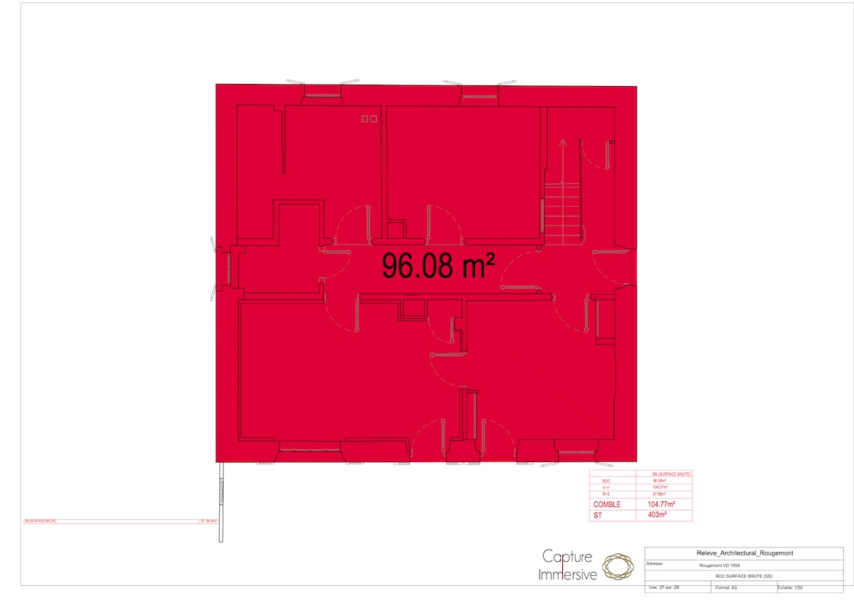 PORTFOLIO 36 Releve_Architectural_Rougemont.SURFACE_1