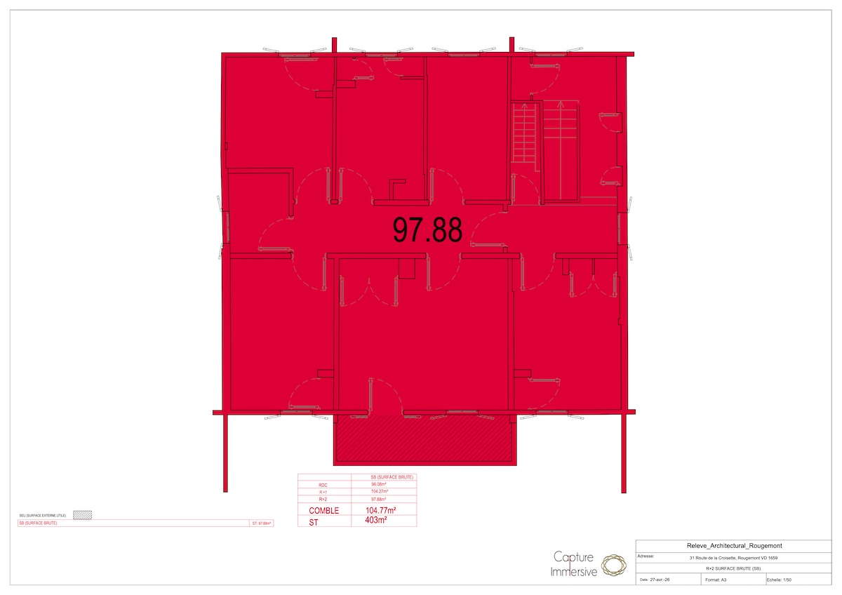 PORTFOLIO 30 Releve_Architectural_Rougemont.SURFACE_7