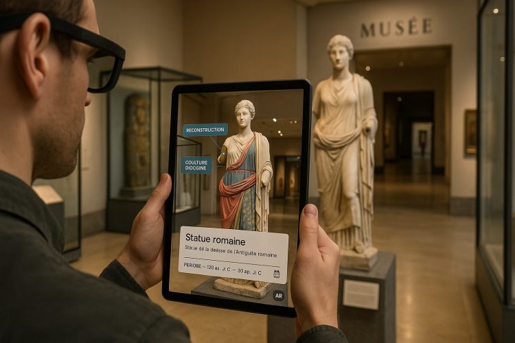 Réalité augmentée dans un musée